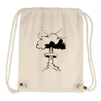 Atom Explosion - Stanley/Stella recycelter Gym Bag - Naturweiß - Vorne
