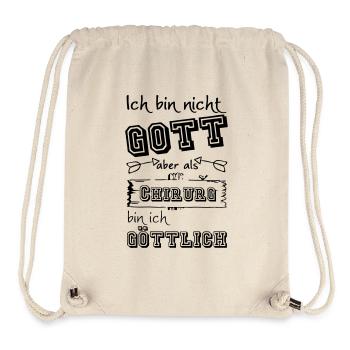 Göttlicher Chirurg Geschenk - Stanley/Stella recycelter Gym Bag - Naturweiß - Vorne