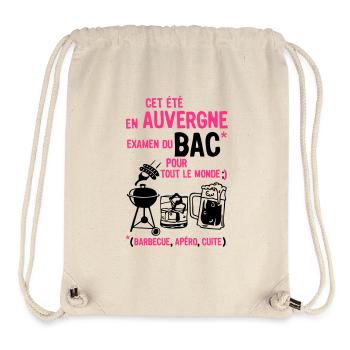 Auvergne Wannenöffnung gekocht Grill Bier - Stanley/Stella recycelter Gym Bag - Naturweiß - Vorne