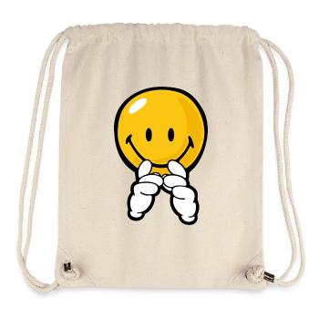 Smiley Confidence Expectation - Stanley/Stella Recycled Gym Bag - natural - Front