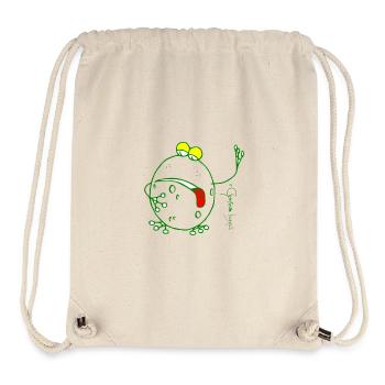 Exhausted Frog - Rana Fatigatus - Stanley/Stella Recycled Gym Bag - natural - Front