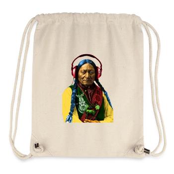 sitting bull - Stanley/Stella Recycled Gym Bag - natural - Front