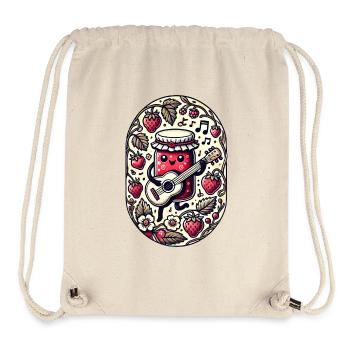 Strawberry Jam - Stanley/Stella Recycled Gym Bag - natural - Front
