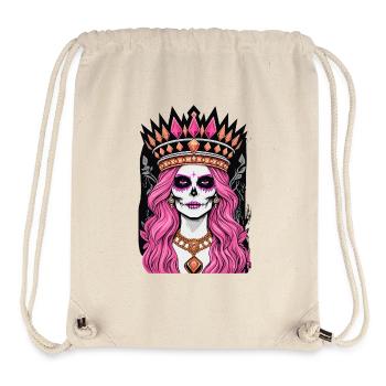 Queen of Gems - Illustration - Stanley/Stella Recycled Gym Bag - natural - Front