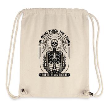 Pathology Forensic Medicine Saying Latin Skeleton - Stanley/Stella Recycled Gym Bag - natural - Front