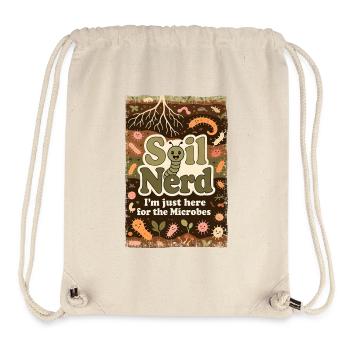 Bio Bärtner Selbstversorger Ökologischer Bauer Gar - Stanley/Stella recycelter Gym Bag - Naturweiß - Vorne