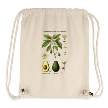 Botanische Avocado-Karte Persea Americana - Stanley/Stella recycelter Gym Bag - Naturweiß - Vorne