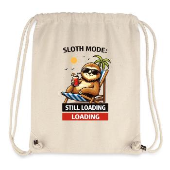 Sloth Mode: Still Loading - Stanley/Stella Recycled Gym Bag - natural - Front