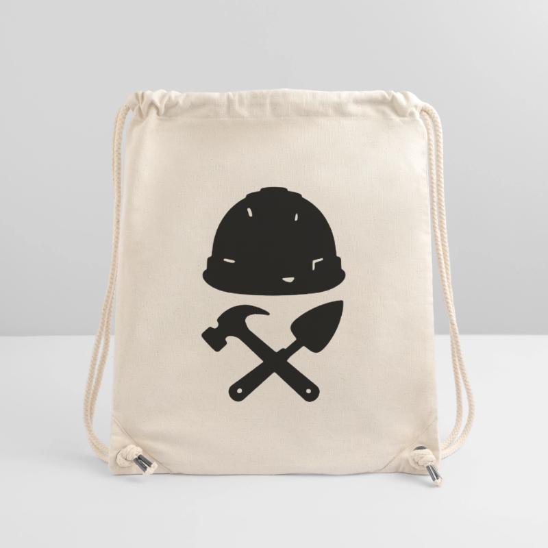 T-shirt Construction - Builder Tools Helmet Stanley/Stella Recycled Gym Bag