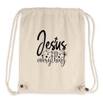 Jesus My Everything - Stanley/Stella recycelter Gym Bag - Naturweiß - Vorne