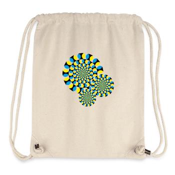 Optische Täuschung - Stanley/Stella recycelter Gym Bag - Naturweiß - Vorne
