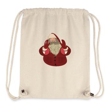 Santa Claus - Stanley/Stella Recycled Gym Bag - natural - Front