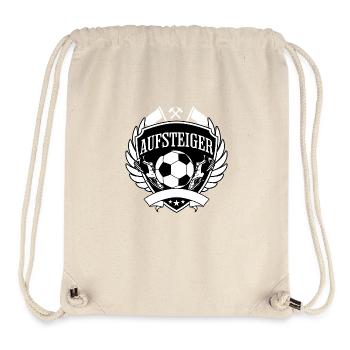 Aufsteiger Wappen Fußball - Stanley/Stella recycelter Gym Bag - Naturweiß - Vorne