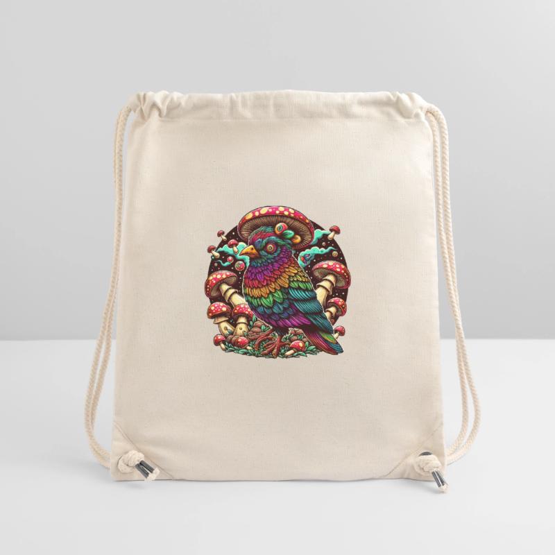 Psychedelische Eule Stanley/Stella recycelter Gym Bag