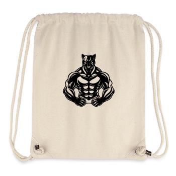 Panther Comic - Stanley/Stella Recycled Gym Bag - natural - Front