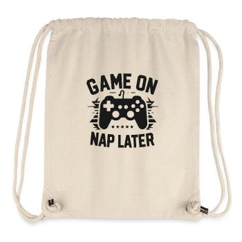 Game On Nap Later - Stanley/Stella Recycled Gym Bag - natural - Front