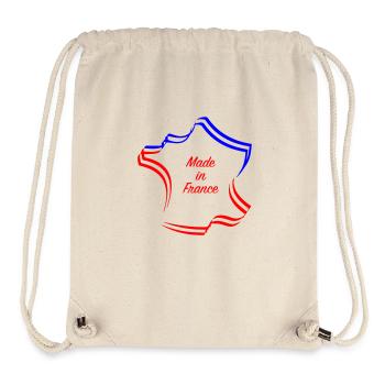 Hergestellt in Frankreich - Stanley/Stella recycelter Gym Bag - Naturweiß - Vorne