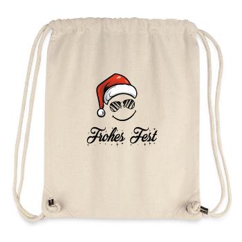 frohes fest nikolaus - Stanley/Stella recycelter Gym Bag - Naturweiß - Vorne