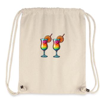 cocktails - Stanley/Stella recycelter Gym Bag - Naturweiß - Vorne