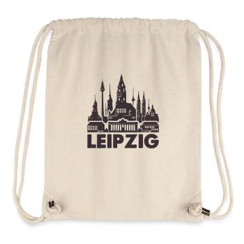 leipzig skyline stadt - Stanley/Stella recycelter Gym Bag - Naturweiß - Vorne