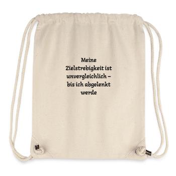 Typisch-Gamer - Stanley/Stella recycelter Gym Bag - Naturweiß - Vorne