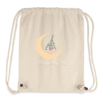 Mondblüten Hängende Garlands - Stanley/Stella recycelter Gym Bag - Naturweiß - Vorne