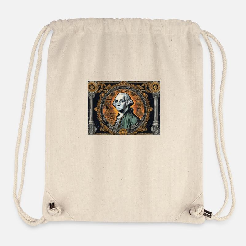 George Washington – US-Präsident - Stanley/Stella recycelter Gym Bag - Naturweiß