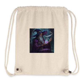 Sorcier de la forêt et fiole - Sac à cordon recyclé Stanley/Stella - blanc naturel - Devant