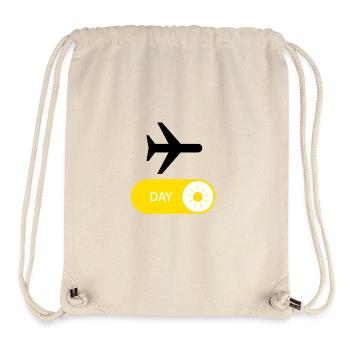 World TRAVEL - ON - Stanley/Stella Recycled Gym Bag - natural - Front
