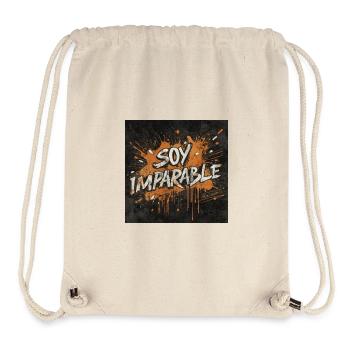 I am Unstoppable: urbanes Graffiti - Stanley/Stella recycelter Gym Bag - Naturweiß - Vorne