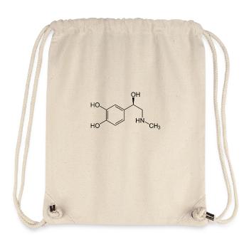 Adrenaline structural formula - Stanley/Stella Recycled Gym Bag - natural - Front