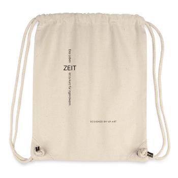 ZEIT - Stanley/Stella recycelter Gym Bag - Naturweiß - Vorne
