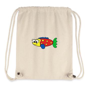 Poisson - Sac à cordon recyclé Stanley/Stella - blanc naturel - Devant