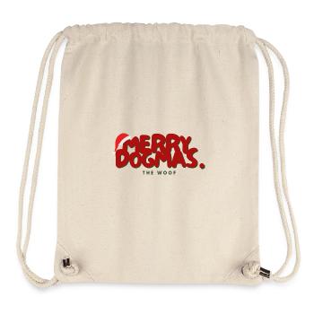 Merry Dogmas - Christmas - Dog Lovers - Stanley/Stella Recycled Gym Bag - natural - Front
