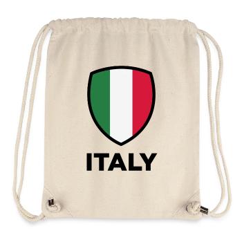 National Flag Of Italy - Stanley/Stella Recycled Gym Bag - natural - Front
