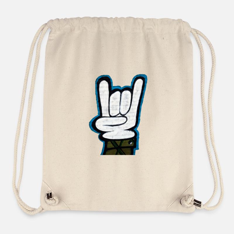 Graffiti - Stanley/Stella recycelter Gym Bag - Naturweiß