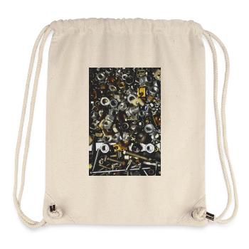 Schrauben - Stanley/Stella recycelter Gym Bag - Naturweiß - Vorne