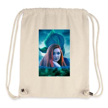 H Artwork Fantasy Gothic Poster Mermaid - Stanley/Stella Recycled Gym Bag - natural - Front