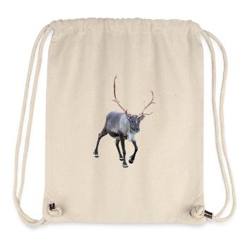 Reindeer - Stanley/Stella Recycled Gym Bag - natural - Front