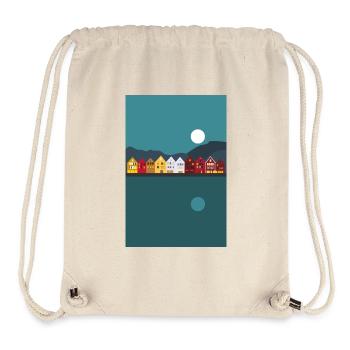 Scandinavian Houses Bergen - Stanley/Stella Recycled Gym Bag - natural - Front