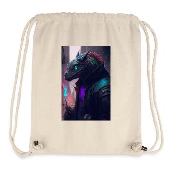 Dino Cybercity Phone Case Edition - Sac à cordon recyclé Stanley/Stella - blanc naturel - Devant