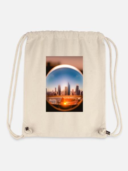 Stadt Kugel - Stanley/Stella recycelter Gym Bag - Naturweiß