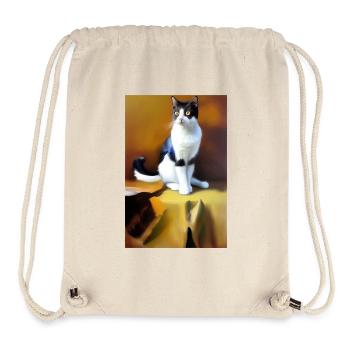 Cat Image - Stanley/Stella Recycled Gym Bag - natural - Front