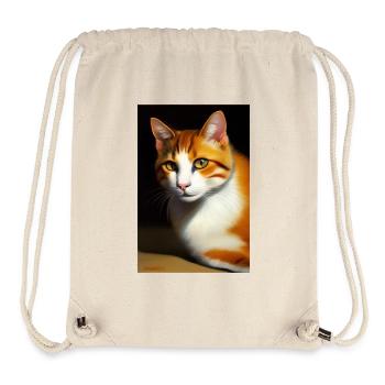 Cat Image - Stanley/Stella Recycled Gym Bag - natural - Front