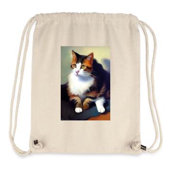Cat Image - Stanley/Stella Recycled Gym Bag - natural - Front
