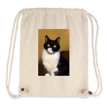 Cat Image - Stanley/Stella Recycled Gym Bag - natural - Front