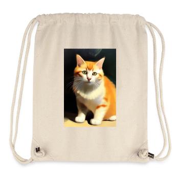 Cat Image - Stanley/Stella Recycled Gym Bag - natural - Front