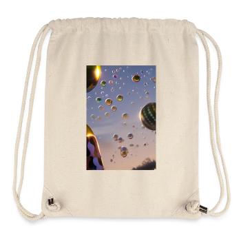 Colorful soap bubble - Stanley/Stella Recycled Gym Bag - natural - Front