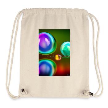 Colorful bubbles - Stanley/Stella Recycled Gym Bag - natural - Front