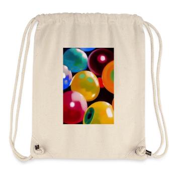 Colorful balls bubbles - Stanley/Stella Recycled Gym Bag - natural - Front